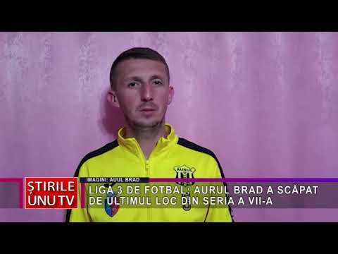 LIGA 3 DE FOTBAL: AURUL BRAD A SCĂPAT DE ULTIMUL LOC DIN SERIA A VII-A