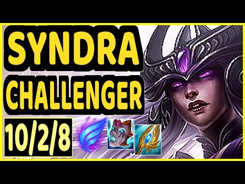SERTUSS (SYNDRA) - 10/2/8 KDA MID CHALLENGER GAMEPLAY - EUW