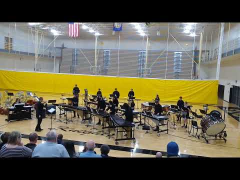 LSE Percussion Ensemble Dec 13, 2022 performing Beacons of Light by Chad Heiny