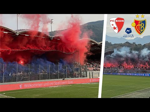 MUTTENZERKURVE im Wallis 2024🔥 | Stimmungsvideo FC Sion v FC Basel