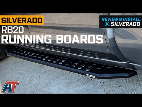 2019-2022 Silverado 1500 RB20 Running Boards; Textured Black Review & Install