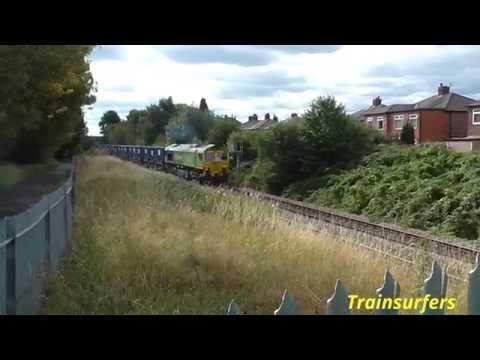 Freightliner Class 66 No. 66522 'shanks' on 6J34 Runcorn Folly Lane - Brindle Heath on 04.09.15 - HD