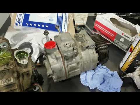 RANGE ROVER | HOW TO REPLACE AC COMPRESSOR | HARD TO REMOVE😩