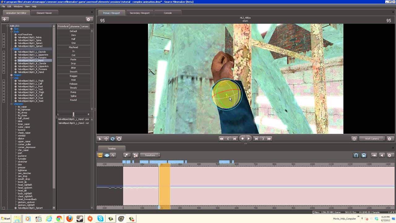 Source Filmmaker Tutorial - Complex Animations Part 2