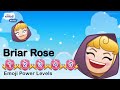 BRIAR ROSE Power Level 1 To 5 Sleeping Beauty Disney Emoji Blitz V52