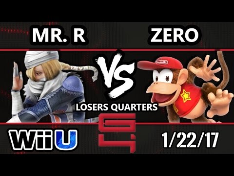 Genesis 4 Smash 4 - eLevate | Mr. R (Sheik) Vs. TSM ZeRo (Diddy) SSB4 Losers Quarters - Smash Wii U