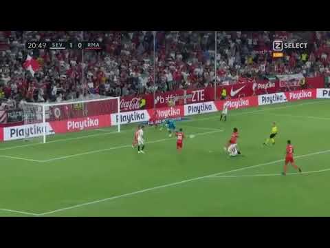 Sevilla vs Real Madrid 2-0 Andre Silva goal 26-09-2018