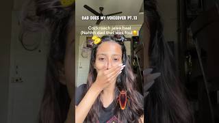 Download lagu Dad does my voiceover (hair colour edition) | KHUSHIFIED #funnyshorts #trendingshorts #dadvoiceover mp3