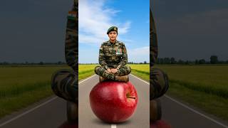 Lady Soldier saves Grandma from a robotic elephant 😭 #ai #army #save #elephant