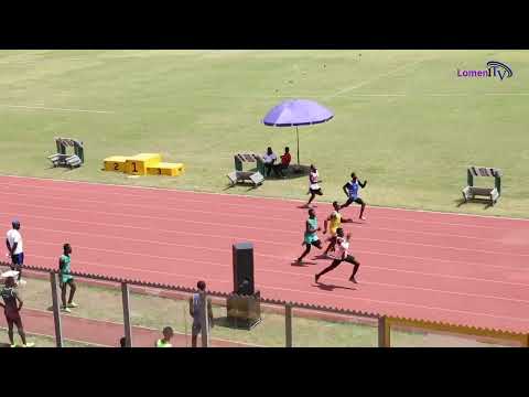 Boys 200m heat 4. 22.16sec. Zone 4. Ashanti region Interco 2026.