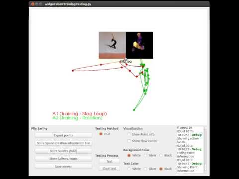 Application to visualize the new LDA-PCA space from the MVFI templates