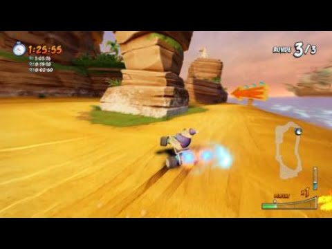 CTR:NF - Crash Cove - 0:19.18 (Lap) (STP WR)