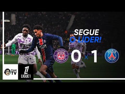 Gols e lances de Toulouse x PSG
