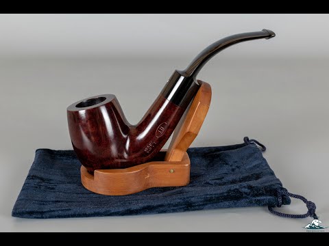 (2000) Unsmoked Dunhill Bruyere Smooth Large Bent Saddle Stem (ODA 840)
