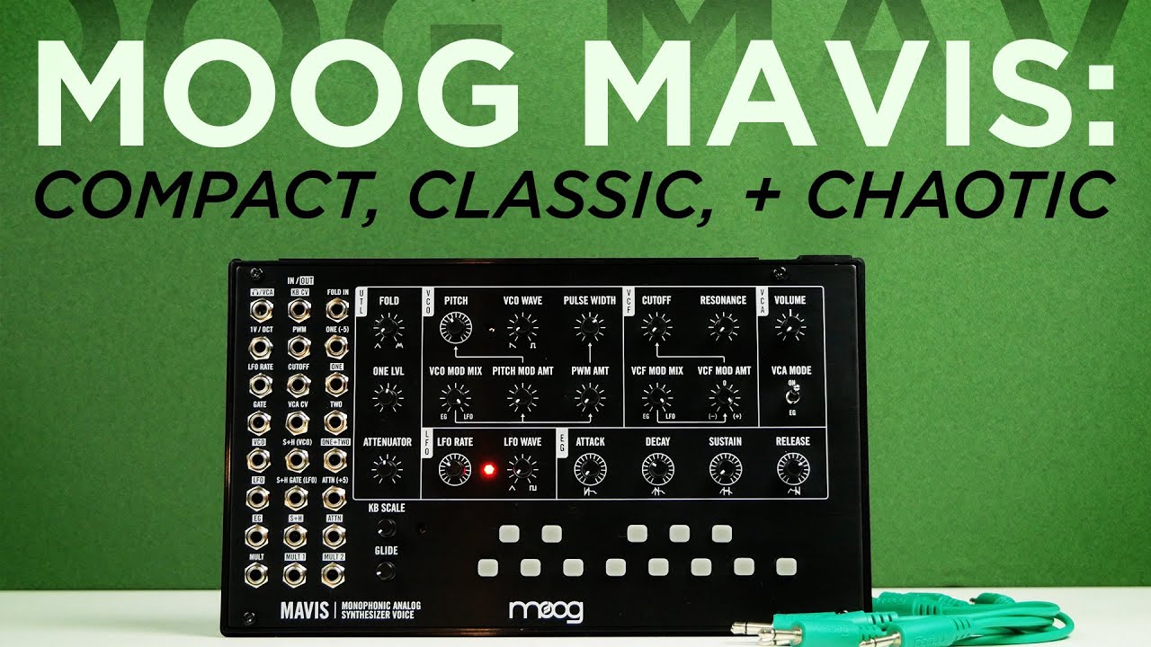 Moog MAVIS Semi-Modular Synthesizer: A Beginner’s Guide + Demos