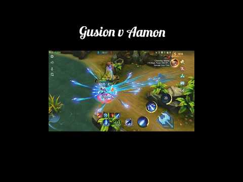 ✅.Gusion v Aamon.👍1v1 #mlbb