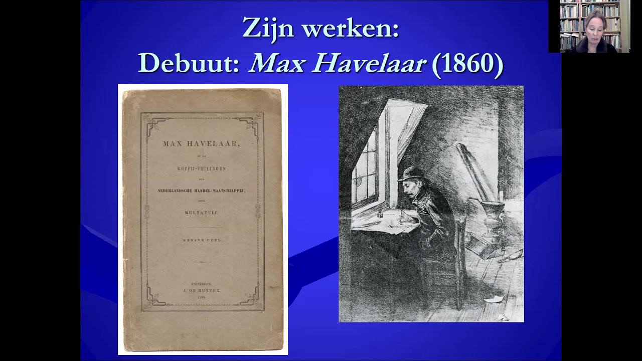 Spraakmakende Boeken lezing door prof. dr. Jacqueline Bel (Multatuli-leerstoel) over het boek Max Havelaar (Multatuli)