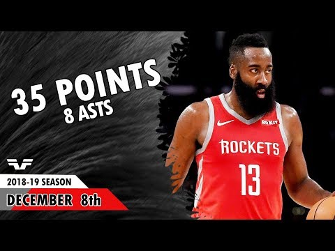 James Harden - 2018.12.08 - Rockets vs Mavericks - 35 Pts, 8 Asts