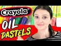 CRAYOLA OIL PASTELS Vs Crayons Review