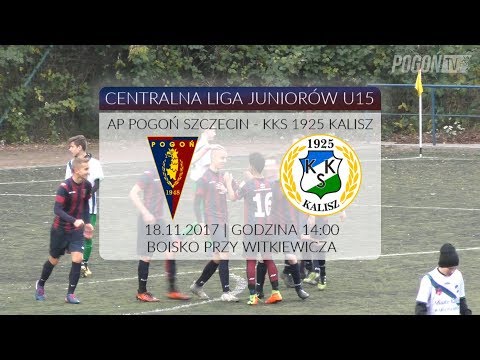 CLJ U15: AP Pogoń Szczecin - KKS 1925 Kalisz 13:0 (6:0)