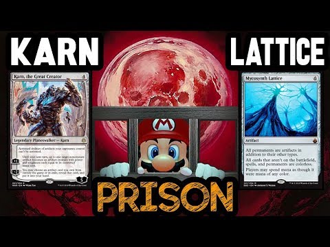 😈 Karn Lattice Prison in Free Win Red!!!! ► MTG Modern Gameplay ◄