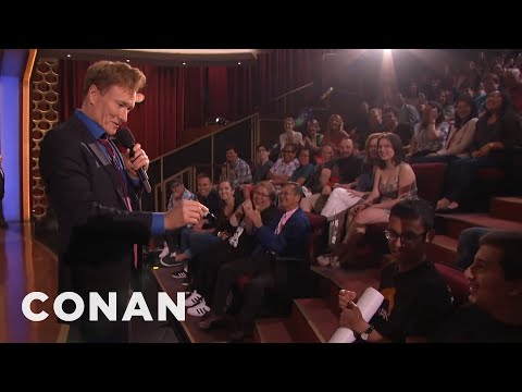 Scraps: Audience Member Refuses Conan's Autograph | CONAN on TBS