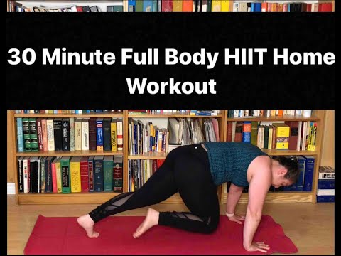 Workout from Home: 30 Minute HIIT Personal Trainer- Led (no weights needed)!