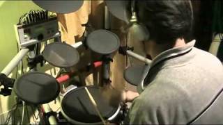 BRAND X -  Wal to Wal - Punta Ala Live Rock - Drum Cover