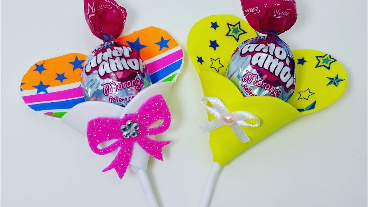 Lembrancinha para o DIA DAS CRIANÇAS - Porta Pirulito