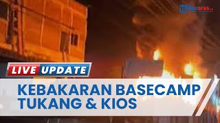 Kebakaran di Kota Kendari, Si Jago Merah Hanguskan Tempat Tinggal Tukang di Pertigaan Kampus UHO