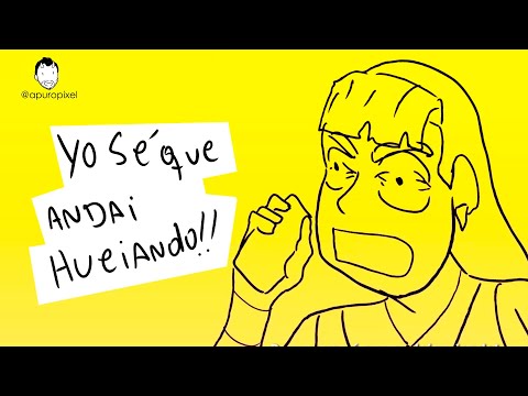 Dónde andai, ma$&to conch%t#mare!! / Vamos a peliar terrible brígido!!