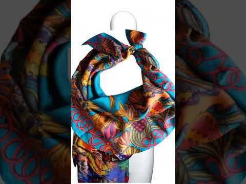 Silk Polyester Digital Printed Scarves