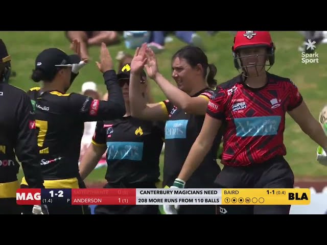 Insane debutant knock |  Blaze v Magicians | SHORT HIGHLIGHTS | Dream11 Super Smash | Wellington