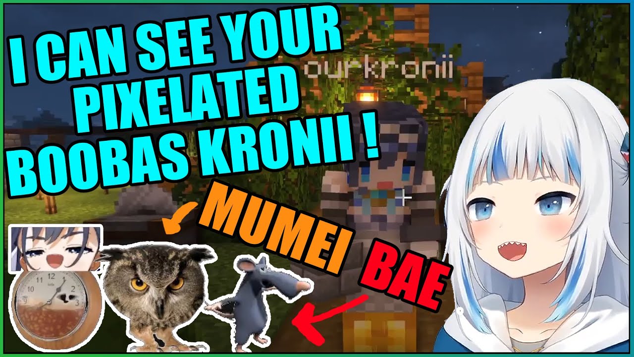 Spontaneous collabs are THE BEST ! Gura ft. Kronii, Mumei and Bae!
