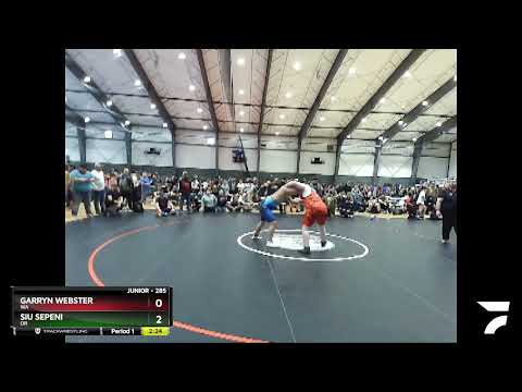 285 Lbs Champ. Round 2 - Garryn Webster, WA Vs Siu Sepeni, OR 237e