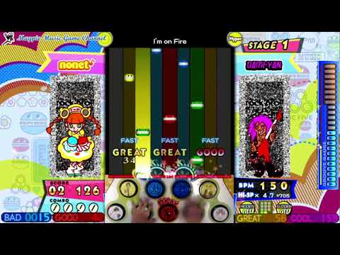 [pop'n music peace] I'm on Fire / HEAVY METAL (H 43)