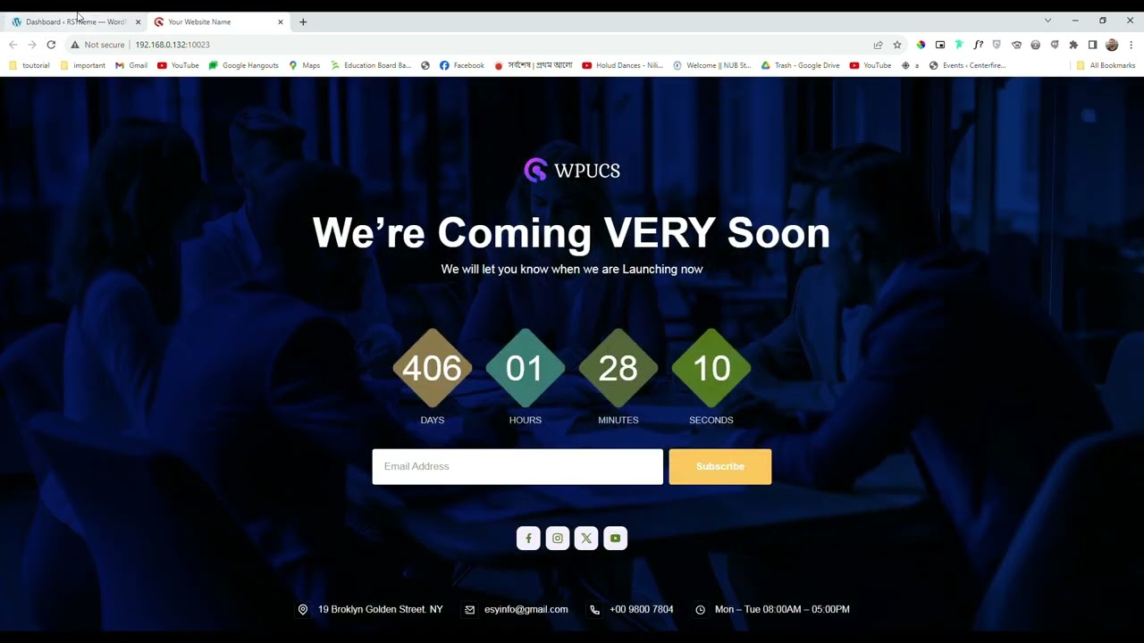 WPUCS- WP Ultimate Coming Soon & Maintenance Mode Plugin For WordPress.