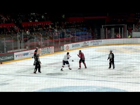 Ässät-HIFK 12.11.2015 Josh Gratton vs Matt Generous Fight!