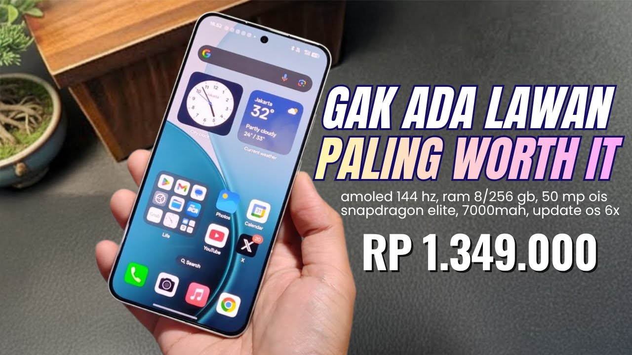 GAK ADA LAWAN‼️RAM 8/256 GB, 7000MAH - HP 1 JUTAAN TERBAIK NOVEMBER 2025