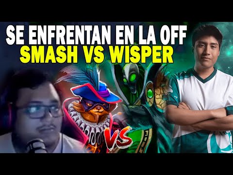 ENFRENTADOS EN LA OFF SMASH vs WISPER | DOTA PICANTE