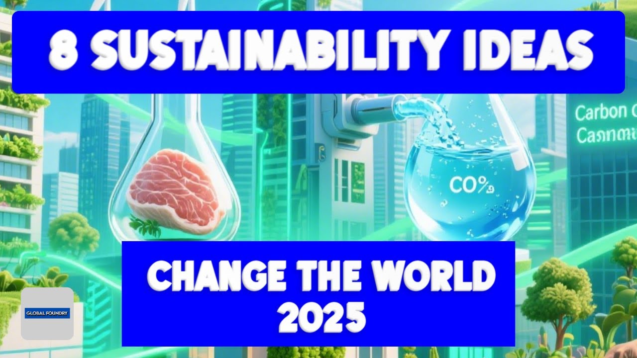 8 Sustainability Ideas That Will Change the World | Global Foundry