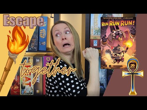 RUN RUN RUN! Overview & Review | Adventure Cooperative Tile Laying Game