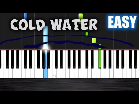 Cold Water (feat. Justin Bieber) - Major Lazer piano tutorial