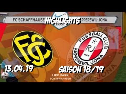 Highlights: Fc Schaffhausen vs Fc Rapperswil - Jona (13.04.19)
