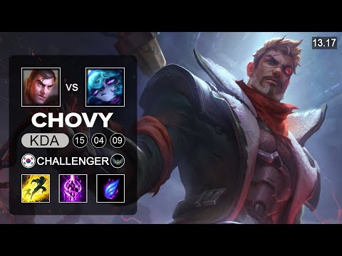 Chovy Jayce vs Vex Mid - KR Challenger - Patch 13.17 Season 13