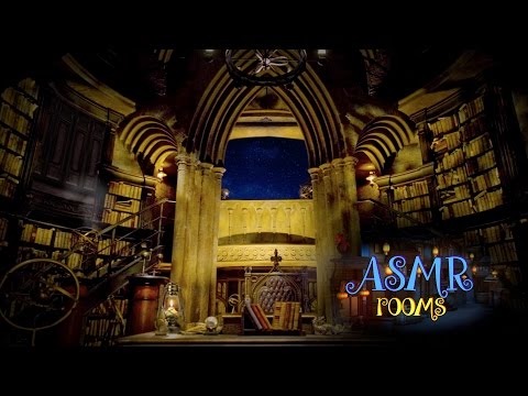 Harry Potter Inspired ASMR - Dumbledore's Office - Ambience & Animation - white noise cinemagraphs