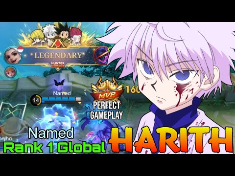 Deadly Chrono Dash Harith Perfect Gameplay - Top 1 Global Harith by Named - Mobile Legends