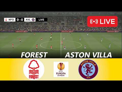 Nottingham Forest vs Aston Villa | Europa League 2026 | PES 21 Simulation Gameplay