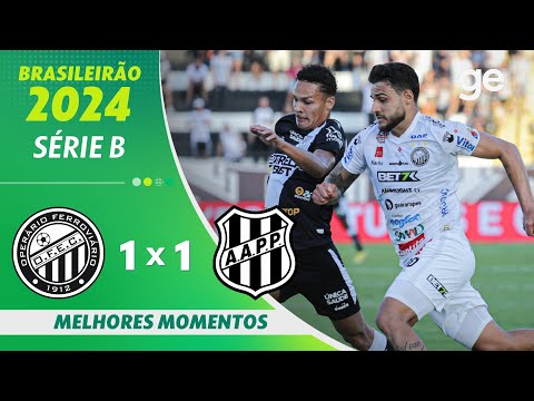 Gols e lances de Operário x Ponte Preta