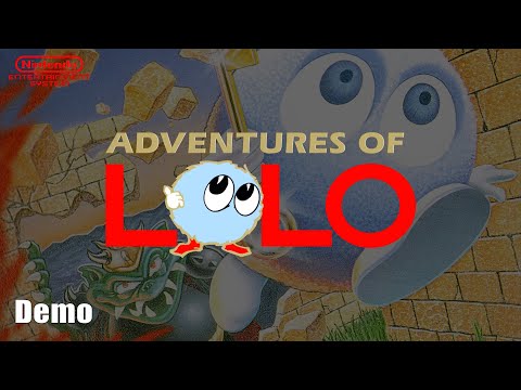 Let's Play Adventures of Lolo | Demo | Nintendo Entertainment System - NR